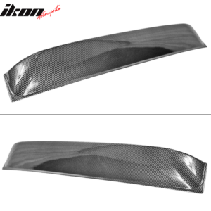 Fits 09-20 Nissan 370Z Coupe Rear Window Roof Spoiler Visor Carbon Fiber Print - Image 3
