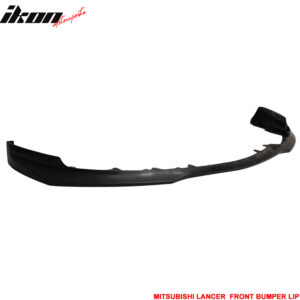 Fits 06-07 Mitsubishi Lancer EVO 9 Ralli Style Unpainted Front Bumper Lip PU - Image 4