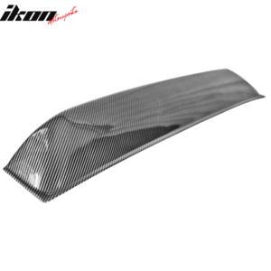 Fits 09-20 Nissan 370Z Coupe Rear Window Roof Spoiler Visor Carbon Fiber Print - Image 4