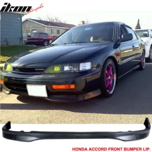 Fits 94-95 Honda Accord Type R TR Style Front Bumper Lip Spoiler Splitter Kit PP - Image 5