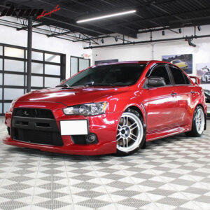 Fits 08-15 Mitsubishi Lancer EVO X OE Style Front Bumper Lip Spoiler Splitter PU - Image 3