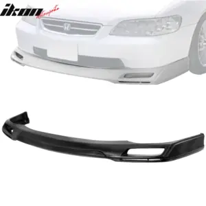 Fits 98-02 Honda Accord Sedan V Style Front Bumper Lip Unpainted - PU - Image 6