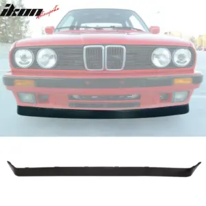 Fits 84-92 BMW E30 3-Series V2 M-T Style Front Bumper Lip Chin Lower Spoiler PU - Image 6