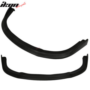 Fit 09-15 Mitsubishi Lancer CS Style Front Bumper Lip Spoiler Guard Unpainted PU - Image 5