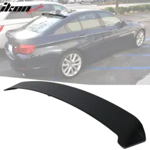 Fits 11-16 BMW F10 5 Series Sedan H Style Rear Roof Spoiler Wing Unpainted ABS - Image 6