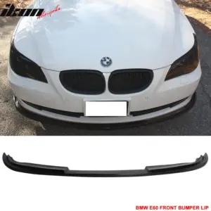 Fits 08-10 BMW E60 5 Series LCI H Style Front Bumper Lip Spoiler - PU - Image 6