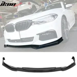 Fits 17-20 BMW G30 5 Series 540i M Sport Front Bumper Lip Spoiler - PU - Image 6