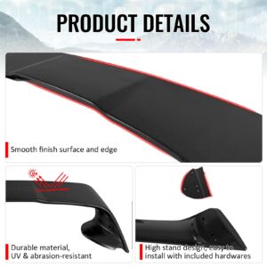 Fits 08-17 Mitsubishi Lancer Evolution X EVO Style Rear Trunk Spoiler Unpainted - Image 4