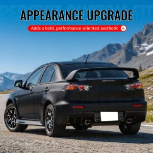 Fits 08-17 Mitsubishi Lancer Evolution X EVO Style Rear Trunk Spoiler Unpainted - Image 5
