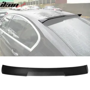 Fits 17-23 BMW G30 5 Series Sedan V Style Rear Roof Window Spoiler ABS Unpainted - Image 6
