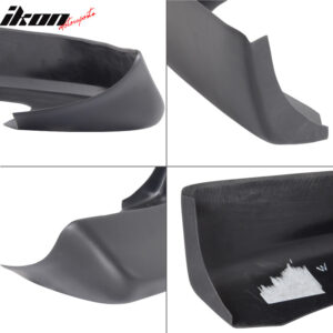 Fits 08-15 Mitsubishi Lancer OE Style Front Bumper Lip Splitter Side Apron PP - Image 4