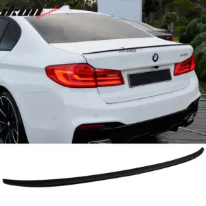 Fits 17-23 BMW G30 5 Series Sedan M5 Performance Style Trunk Spoiler Unpainted - Image 6