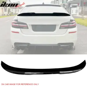 Fits 11-17 BMW F10 5-Series Sedan PSM Style Rear Trunk Spoiler Wing Gloss Black - Image 6