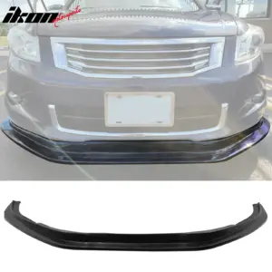 Fits 08-10 Honda Accord Sedan V6 Only MDA Style Front Bumper Lip Lower Guard PU - Image 6