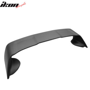 Fits 08-17 Mitsubishi Lancer EVO 10 Sedan 4Dr ABS Rear Trunk Spoiler Matte Black - Image 3