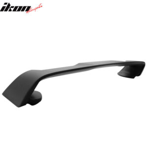 Fits 08-17 Mitsubishi Lancer EVO 10 Sedan 4Dr ABS Rear Trunk Spoiler Matte Black - Image 4