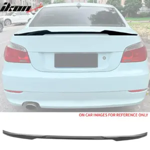 Fits 04-10 BMW E60 5 Series& M5 Sedan Carbon Fiber Print Trunk Spoiler- M4 Style - Image 6