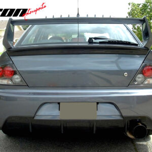 Fits 02-07 Mitsubishi Lancer EVO Sedan 4DR MDP Style Rear Trunk Spoiler Wing PU - Image 3