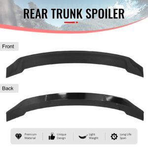Fits 08-17 Mitsubishi Lancer EVO X R Style Carbon Fiber Print Trunk Spoiler ABS - Image 3