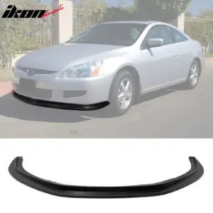 Fits 03-05 Honda Accord Coupe MDA Style Unpainted Front Lip Chin Spoiler - PU - Image 6