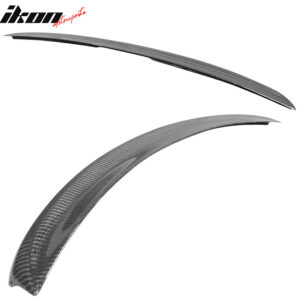 Fits 08-15 Mitsubishi Lancer Evolution MR Style Trunk Spoiler Carbon Fiber CF - Image 3