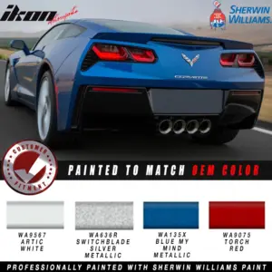 Fits 14-19 Chevrolet Corvette C7 Rear Trunk Spoiler Wing Lip OE Painted Color - Image 6