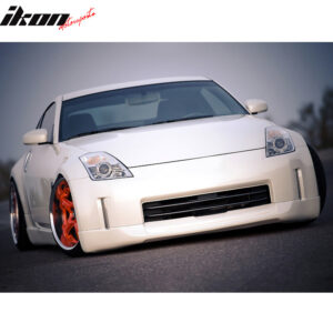 Fits 06-08 Nissan 350Z Front Bumper Lip ING-S Style Fairlady Z Z33 - Image 3