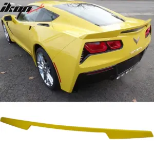 Fits 14-19 Chevrolet Corvette C7 Rear Trunk Spoiler Wing Painted #WA300N Yellow - Image 6