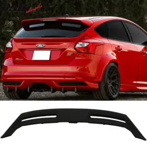 Fits 12-18 Ford Focus Hatchback 4-Door OE Style Rear Roof Spoiler Wing Unpainted - Image 6