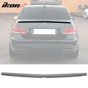 Fits 10-12 Mercedes Benz W212 E-Class Euro Style Rear Trunk Spoiler Wing PU - Image 6