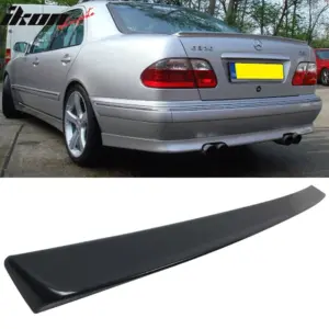 Fits 95-01 Benz E-Class W210 Sedan ABT Style Unpainted Rear Trunk Spoiler ABS - Image 6