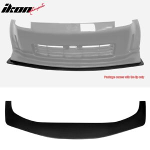 Fits 06-09 Nissan 350Z N1 Style PU Front Bumper Lip Spoiler + Matching Splitter - Image 3