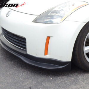 Fits 06-09 Nissan 350Z Fairlady Z33 GT Style Front Bumper Lip Chin Spoiler - PU - Image 5