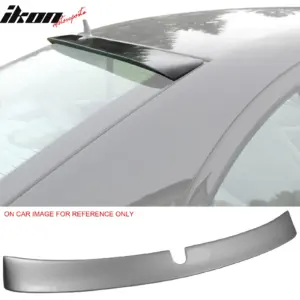 Fits 03-05 Benz W211 E-Class Sedan 4Dr RL Style Roof Spoiler Painted #744 Silver - Image 6