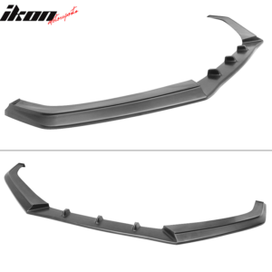 Fits 13-16 Subaru BRZ IKON V3 Style Front Bumper Lip Spoiler Unpainted Black PU - Image 4