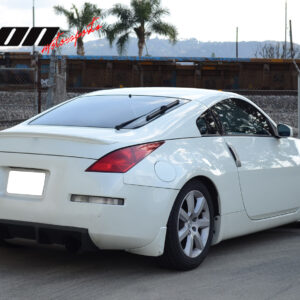 Fits 03-08 Nissan Fairlady Z Z33 350Z 2-Door J Style Rear Bumper Lip Diffuser PU - Image 4