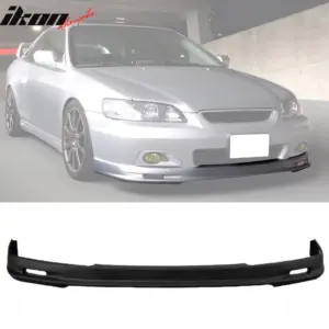 Fits 01-02 Honda Accord Coupe Front Bumper Lip Spoiler Mugen Style Unpainted PP - Image 6