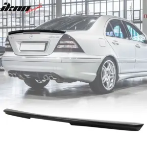 Fits 01-07 Benz C-Class W203 Sedan AMG Style Rear Trunk Spoiler Wing Unpainted - Image 6