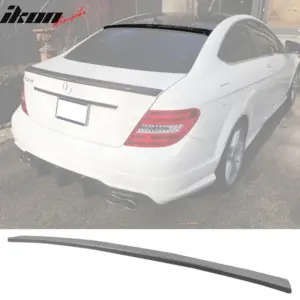Fits 12-15 Benz C-Class W204 C204 Coupe 2Dr OE Style Rear Roof Spoiler Unpainted - Image 6