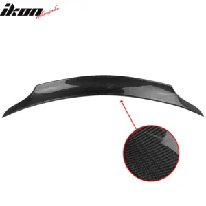 Closeout! Fits 08-14 Benz C-Class W204 Sedan X Style Carbon Fiber Trunk Spoiler - Image 6
