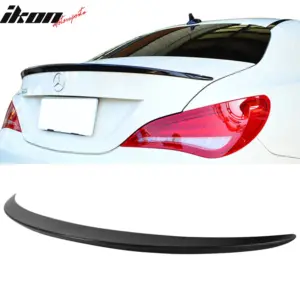 Fits 14-18 Benz CLA-Class C117 W117 Sedan AMG Style Rear Trunk Spoiler Wing ABS - Image 6