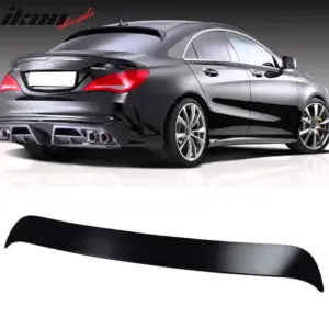 Fits 13-18 Benz C117 W117 CLA Class OE Style Rear Roof Window Spoiler Unpainted - Image 6