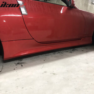 Fits 03-09 Nissan 350Z Z33 V Style Side Skirts Extension Rocker Panel Unpainted - Image 5