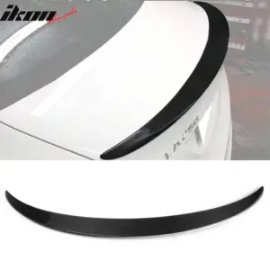 Fits 13-18 Benz C117 CLA Class CLA45 P Style Rear Trunk Spoiler - Carbon Fiber - Image 6