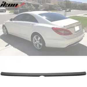 Fits 11-18 Benz CLS-Class W218 Sedan Rear Trunk Spoiler Wing Lip ABS Unpainted - Image 6