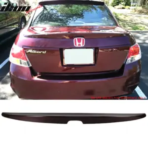 Fits 08-12 Honda Accord Sedan OE Style Trunk Spoiler Painted #R530P Basque Red - Image 6