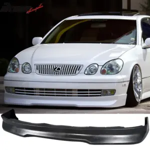 Fits 98-05 Lexus GS300 GS400 GS430 Sedan GR Style Front Bumper Lip Unpainted PU - Image 5