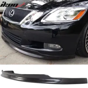 Fits 08-11 Lexus GS350 GS460 TTE Style Front Bumper Lip Spoiler Unpainted PU - Image 6