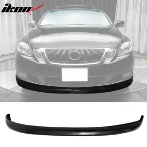 Fits 08-11 Lexus GS350 GS460 Sedan VTX Style Unpainted Front Bumper Lip - PU - Image 6