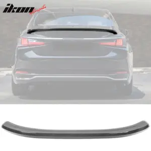 Fits 19-25 Lexus ES ES250 ES300H ES350 OE Style Carbon Fiber Print Trunk Spoiler - Image 6